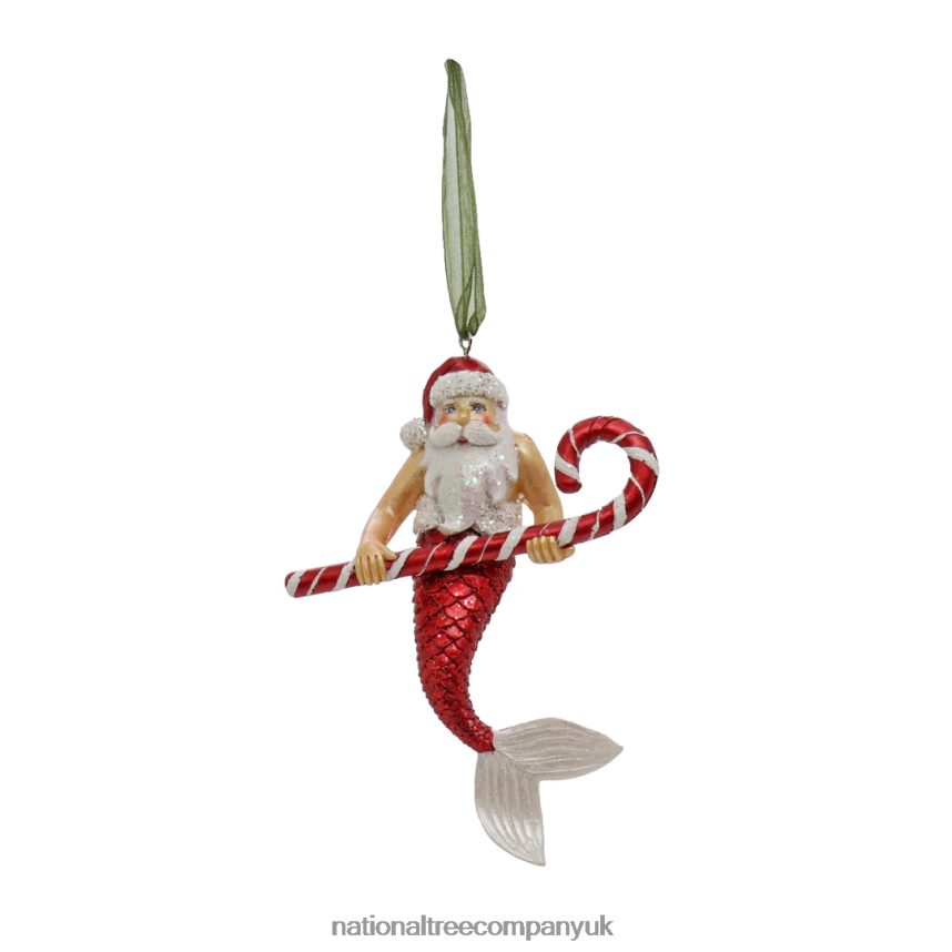 decoration | National Tree Company 4 Piece HGTV Home Collection Santa Merman Ornaments F2L4F521